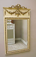 Old French Trumeau Mirror